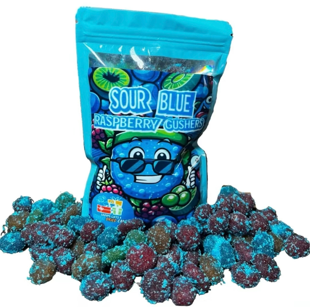 Sour Blue Razz Gushers