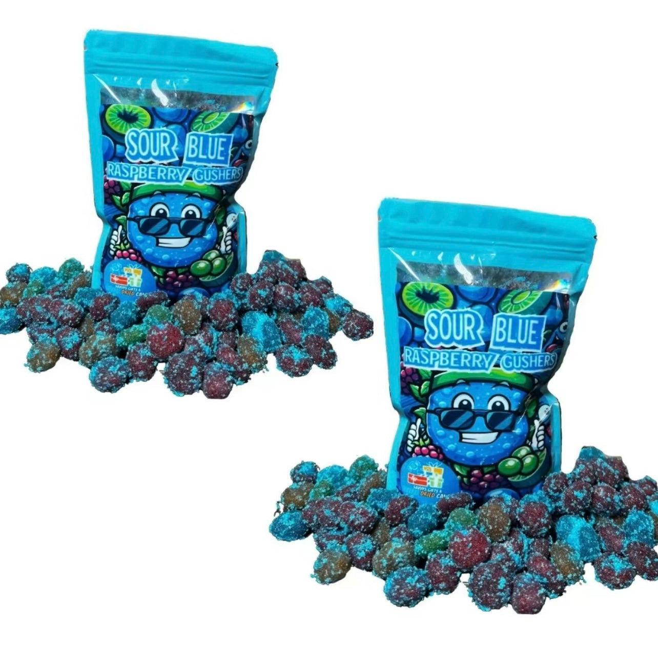 Sour Blue Razz Gushers