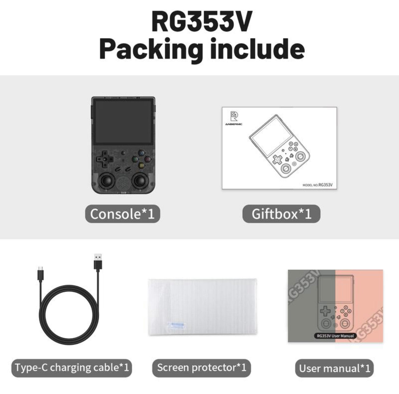 ANBERNIC RG353V Portable Handheld Game Console