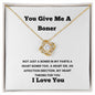 You Give Me A Boner| Love Knot Necklace
