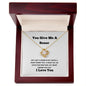 You Give Me A Boner| Love Knot Necklace