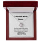 You Give Me A Boner| Love Knot Necklace