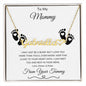 To My Mommy | Custom Name Heart Necklace