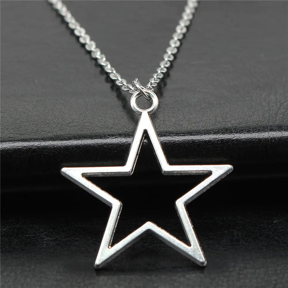 George Silver Star Chain