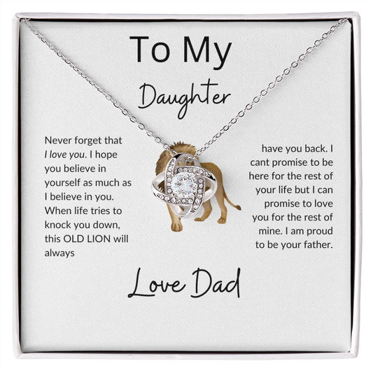 To My Daughter | Old Lion Will Always Have Your Back